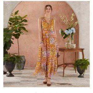 Johnny Was Silk Arista Maxi Dress